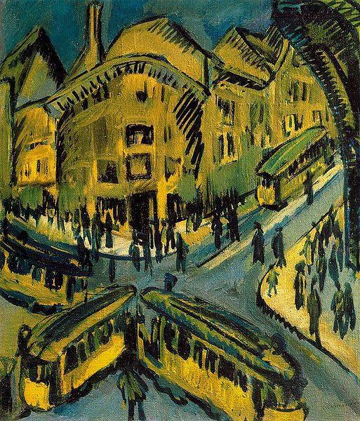 Ernst Ludwig Kirchner Nollendorfplatz, China oil painting art